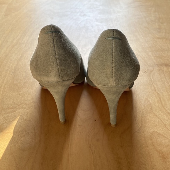 Madewell | The Mira Green Suede High-Heal Pump 8.5 - Picture 3 of 4